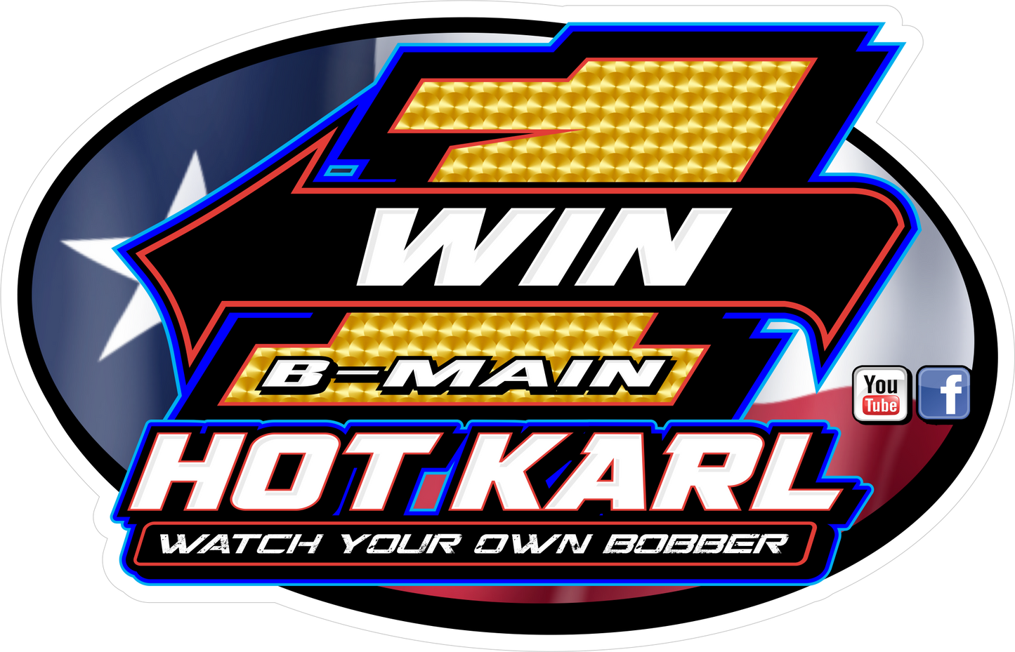 Hot Karl "Watch Your Own Bobber" Decal